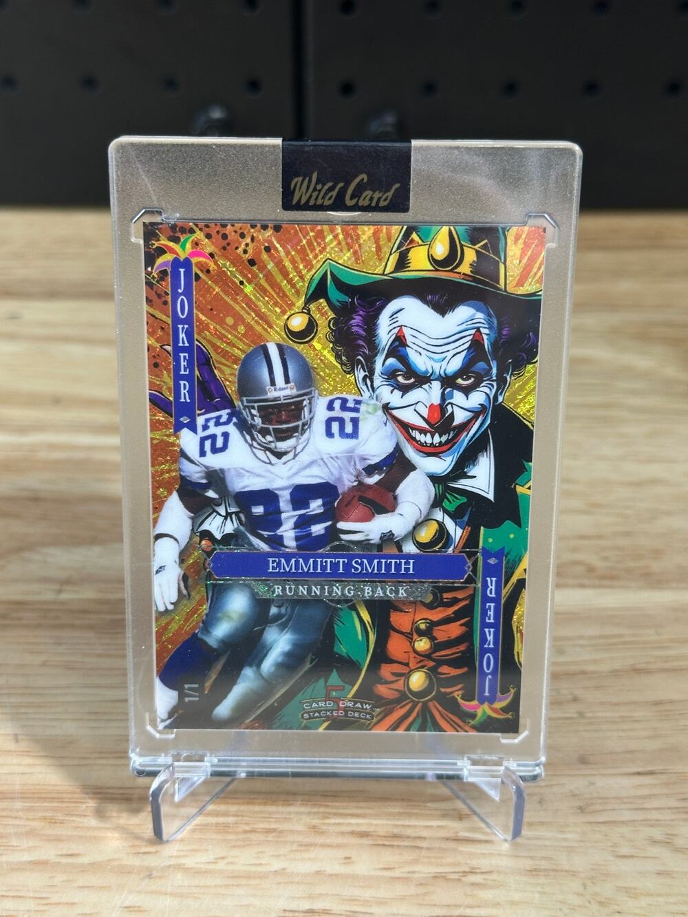 2025 Wild Card Stacked Deck Emmitt Smith Joker SDJW-ESNo10 1 Of 1